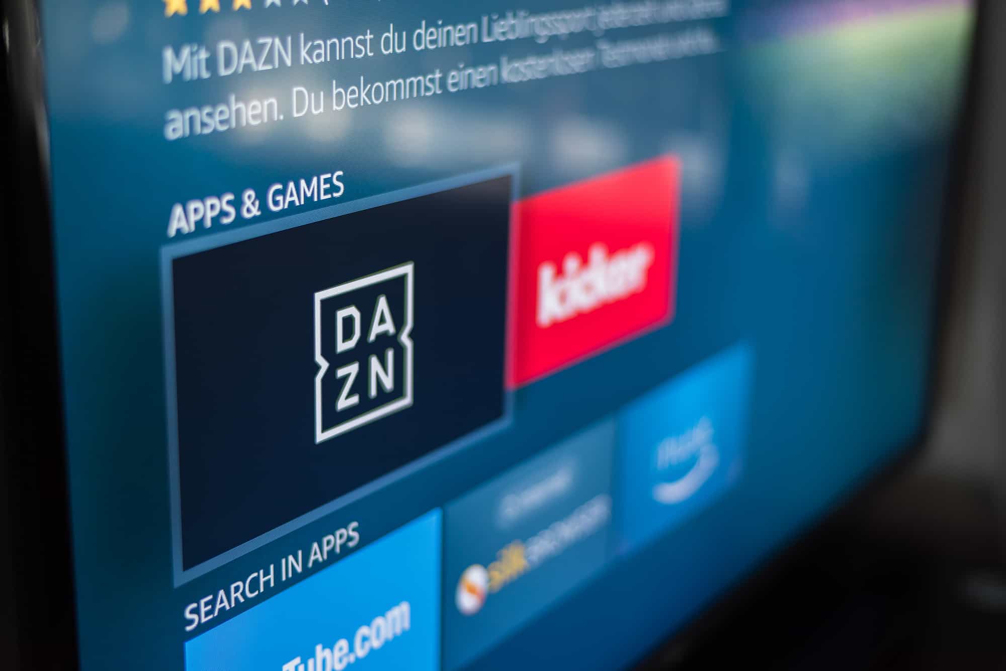 Dazn App on TV